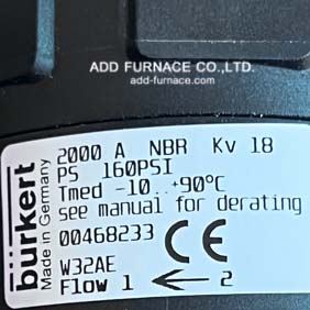 Burkert 2000 A 1 NBR